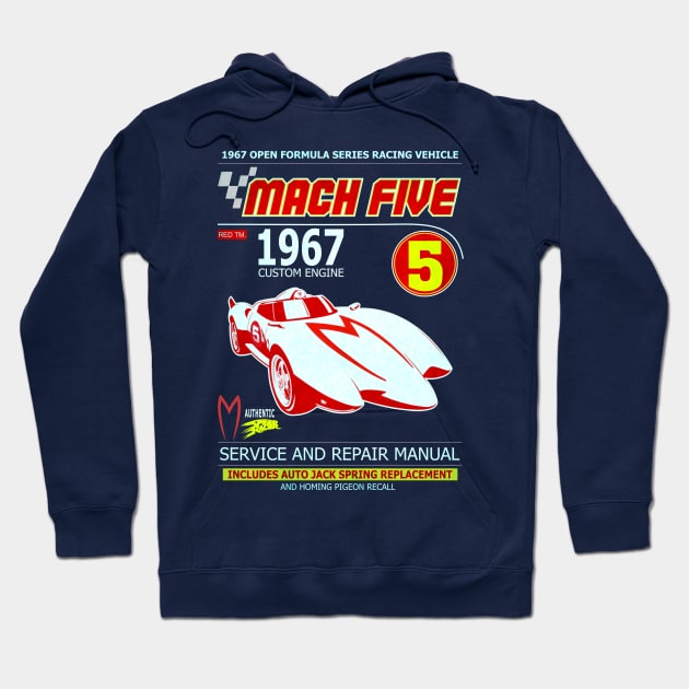 1958 Mach 5 Hoodie by Badganks